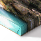 Forest Waterfall River Landscape Canvas Print