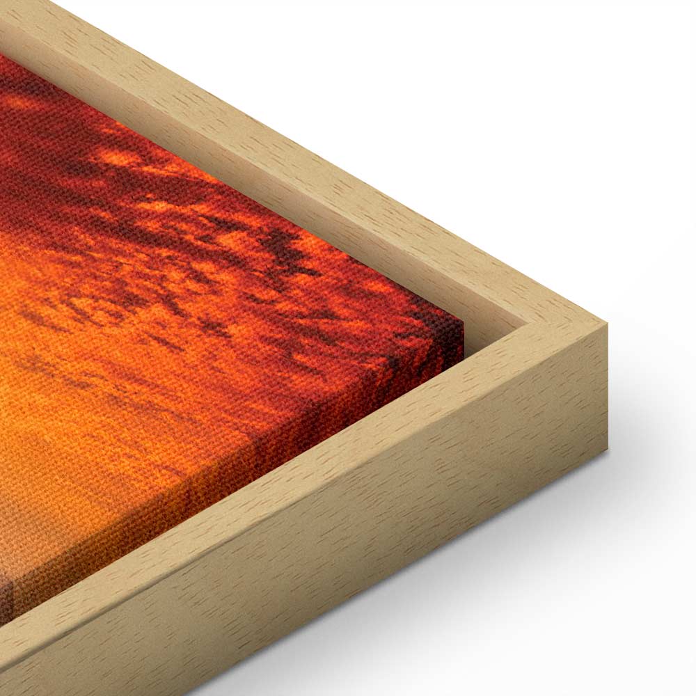 Ocean Waves Beach Landscape Canvas Print