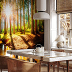 Forest River Landscape Wall Mural