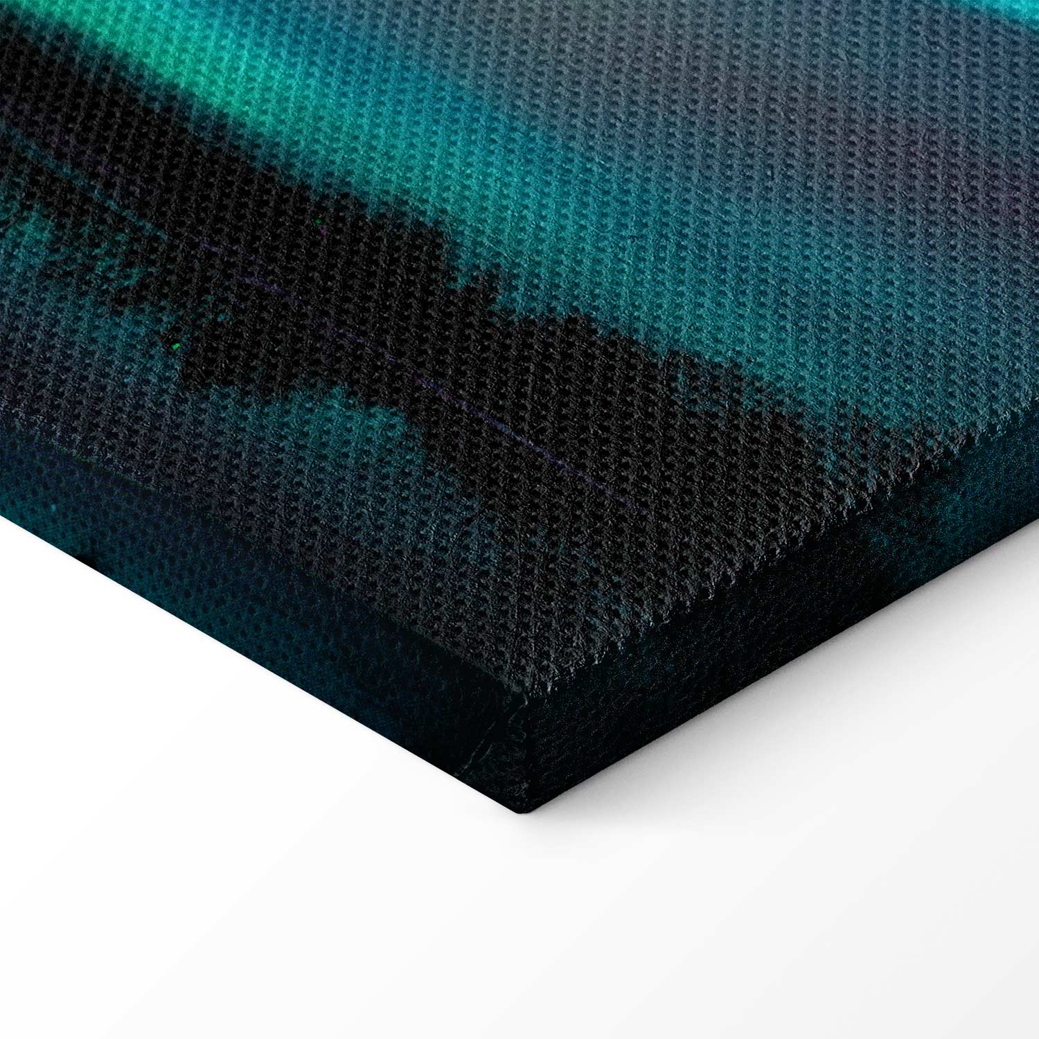 Night Lake Sky Landscape Canvas Print