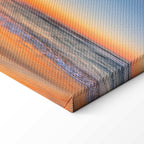 Sea Waves and Stone Narrow Canvas Print