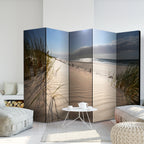 Mrzezyno Beach Landscape 5-Panel Room Divider