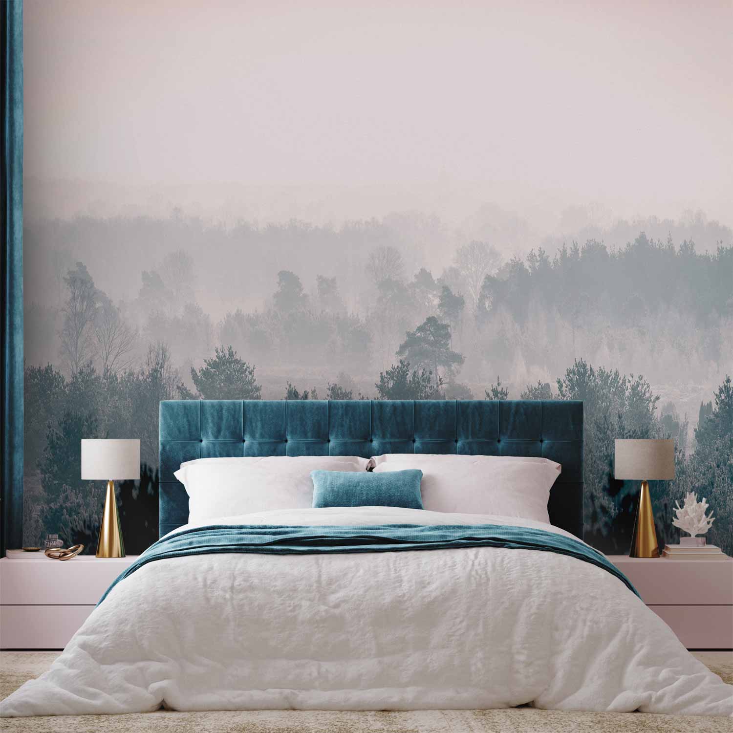 Winter Forest Landscape Wall Mural