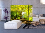 Forest Clearing Landscape 5-Panel Room Divider