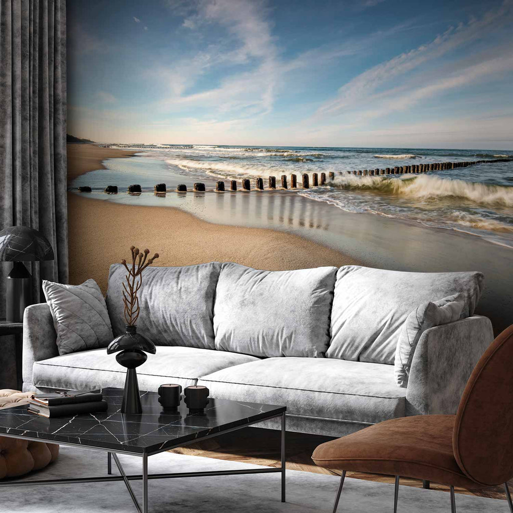 Sea Breeze Coastal Landscape Wall Mural
