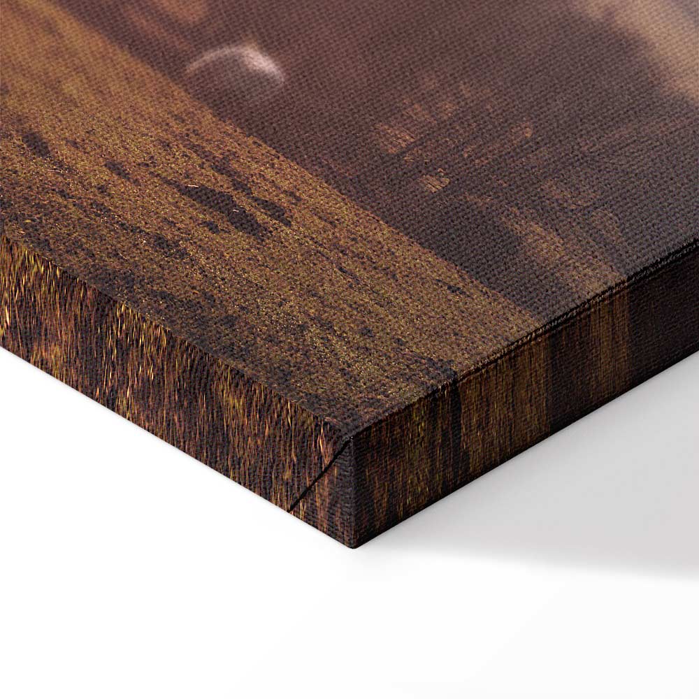 Sheep Mountain Landscape Rustic Canvas Print