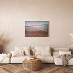 Sheep Mountain Landscape Rustic Canvas Print