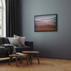 Sheep Mountain Landscape Rustic Canvas Print