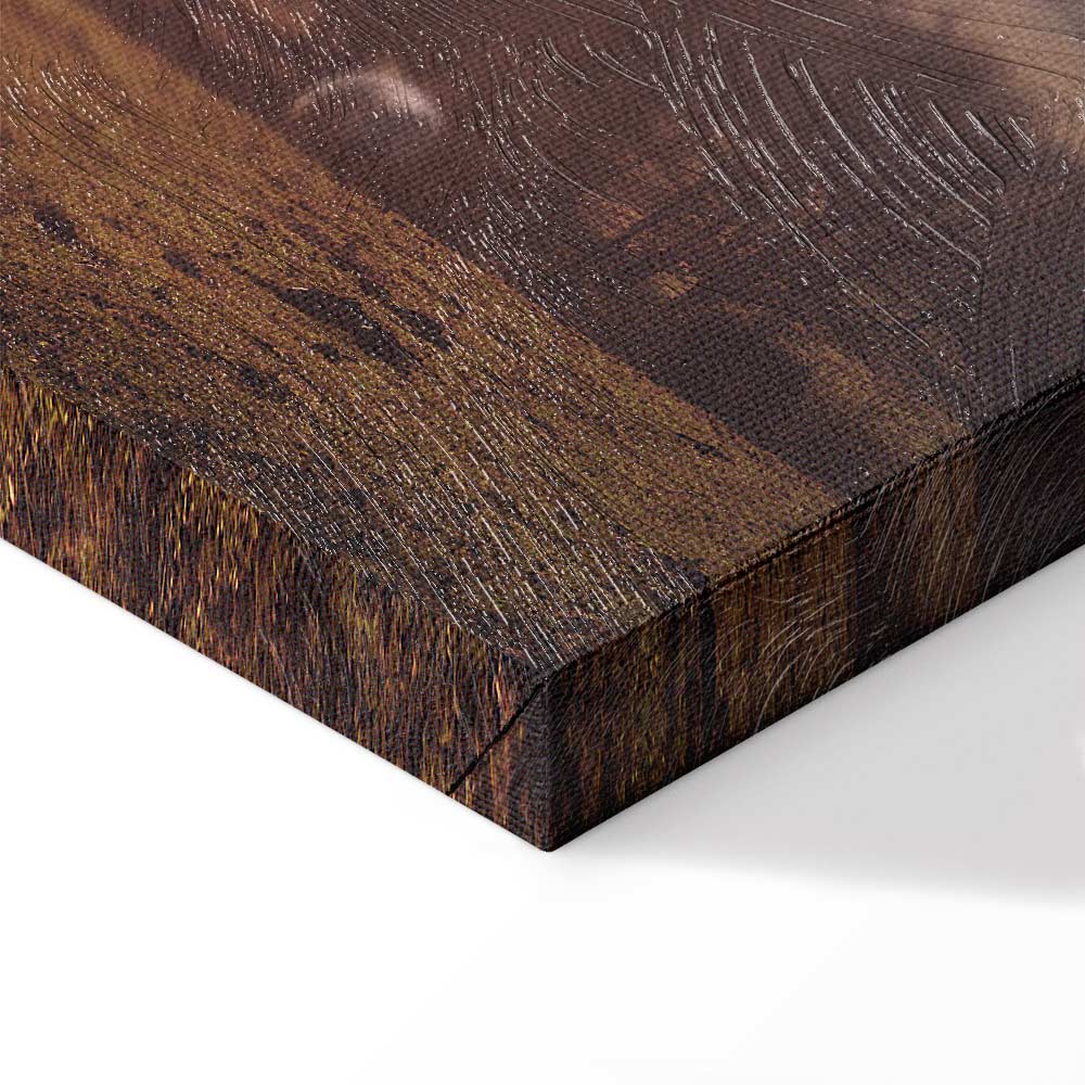 Sheep Mountain Landscape Rustic Canvas Print