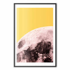 Sunny Moon Landscape Poster
