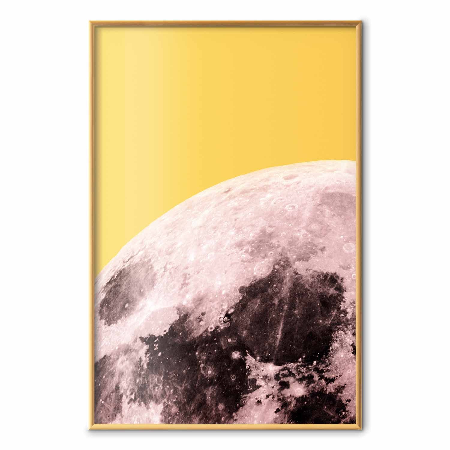 Sunny Moon Landscape Poster