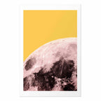 Sunny Moon Landscape Poster