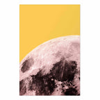 Sunny Moon Landscape Poster