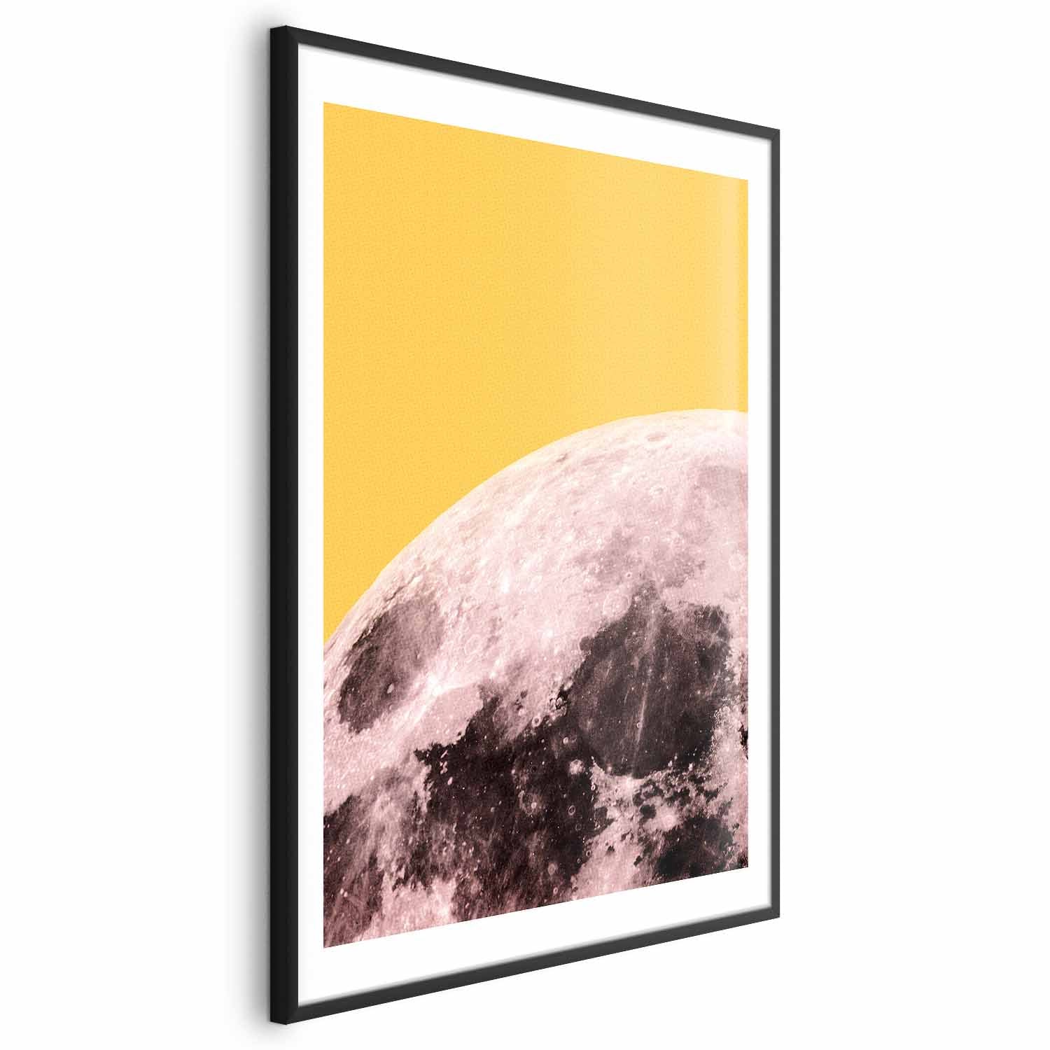 Sunny Moon Landscape Poster