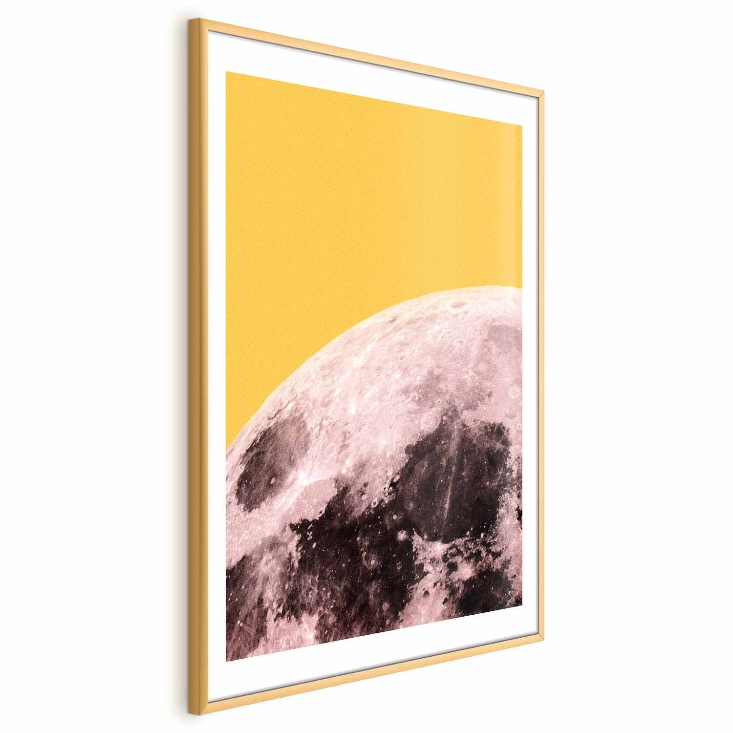 Sunny Moon Landscape Poster