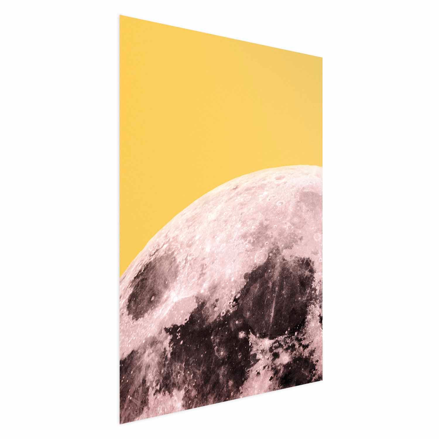 Sunny Moon Landscape Poster