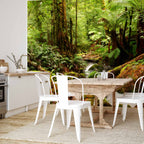 Forest Brook Waterfall Landscape Wall Mural