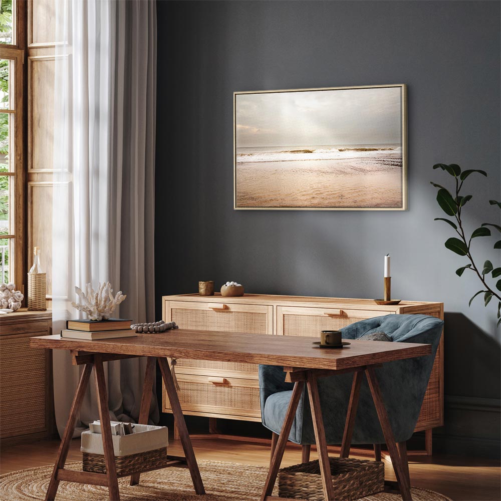 Sea After Storm Wide Canvas Print