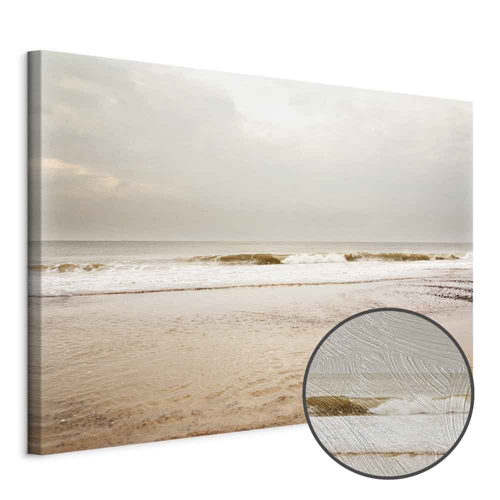 Sea After Storm Wide Canvas Print