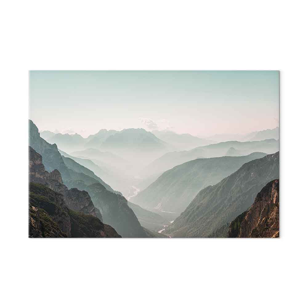 Mountain Horizon Landscape Canvas Print