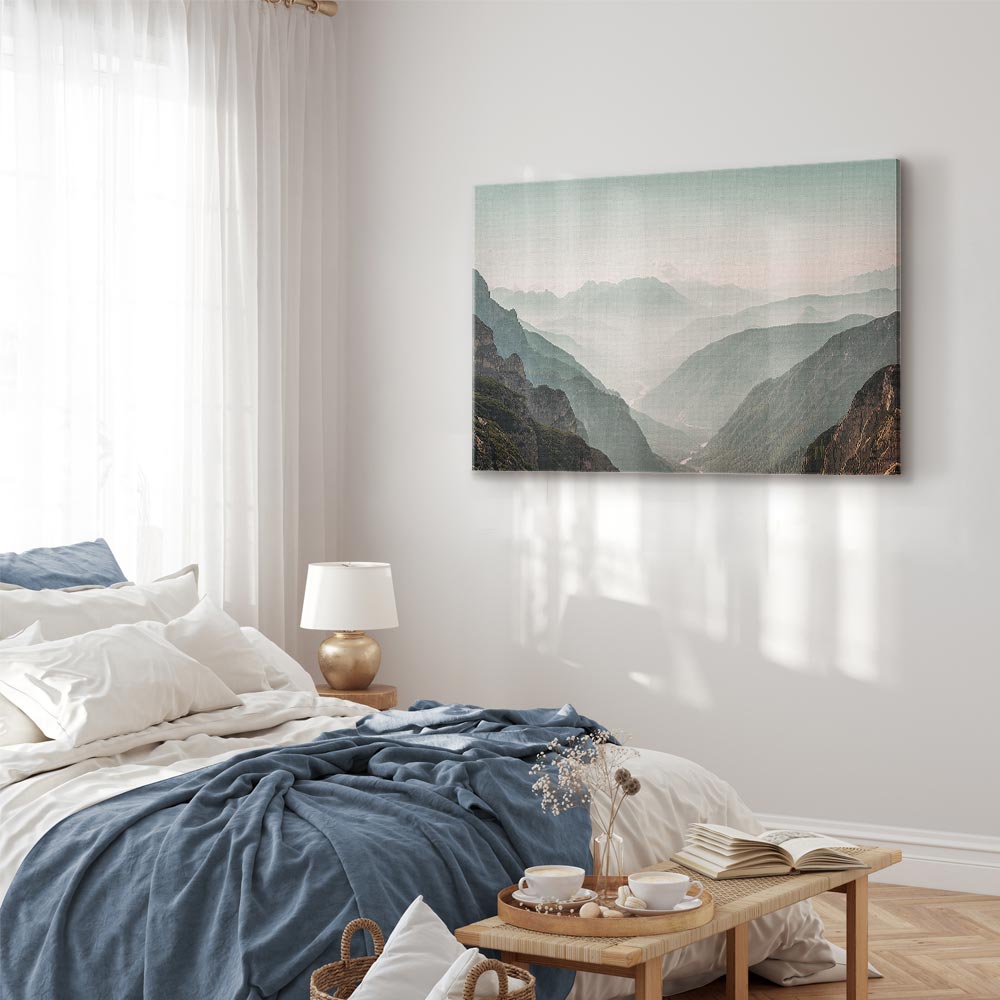 Mountain Horizon Landscape Canvas Print