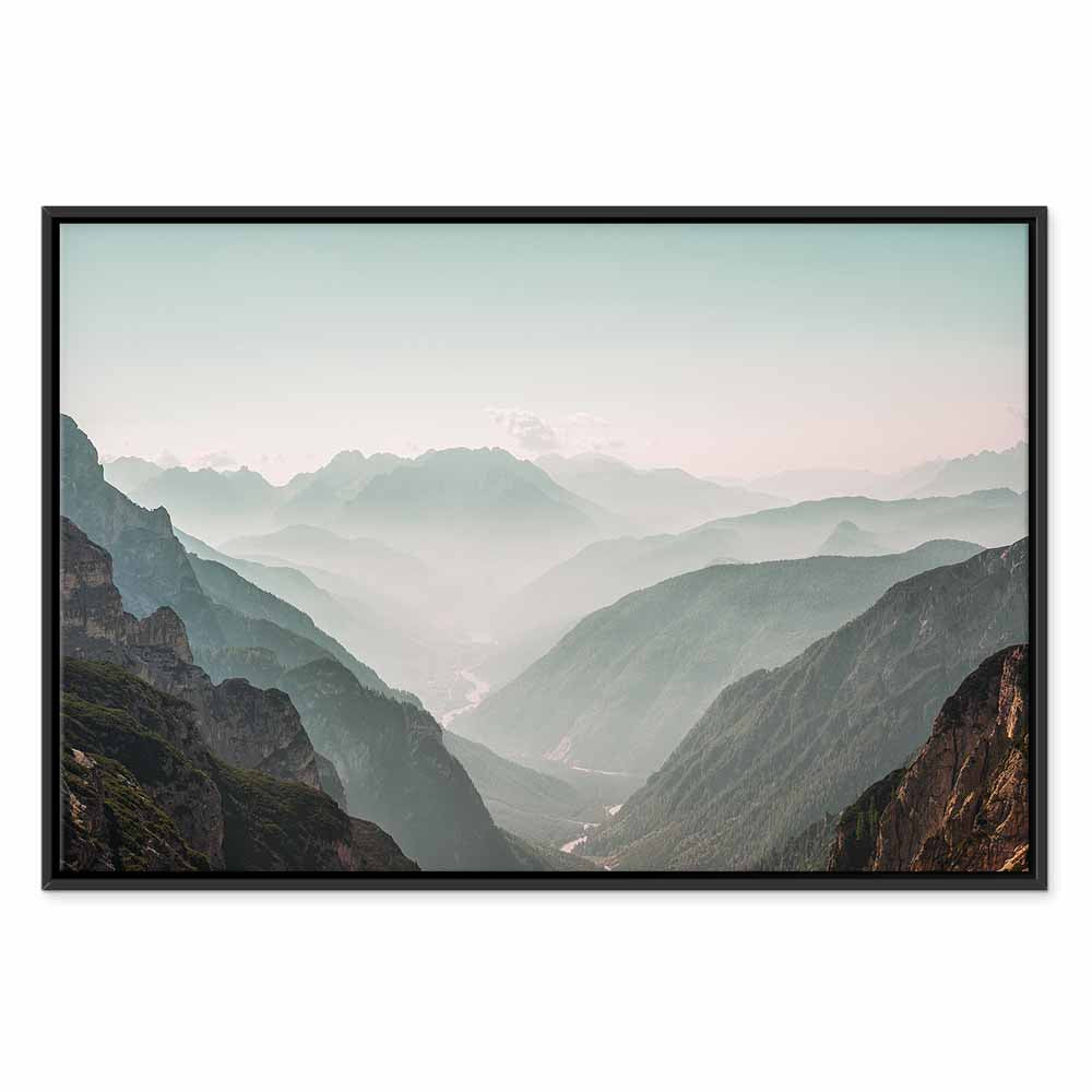 Mountain Horizon Landscape Canvas Print