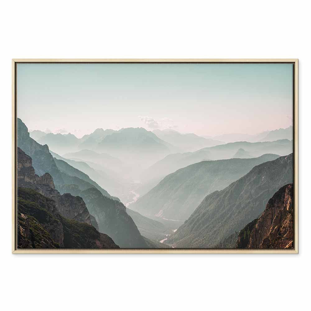 Mountain Horizon Landscape Canvas Print