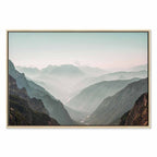 Mountain Horizon Landscape Canvas Print