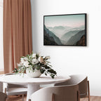 Mountain Horizon Landscape Canvas Print