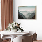 Mountain Horizon Landscape Canvas Print