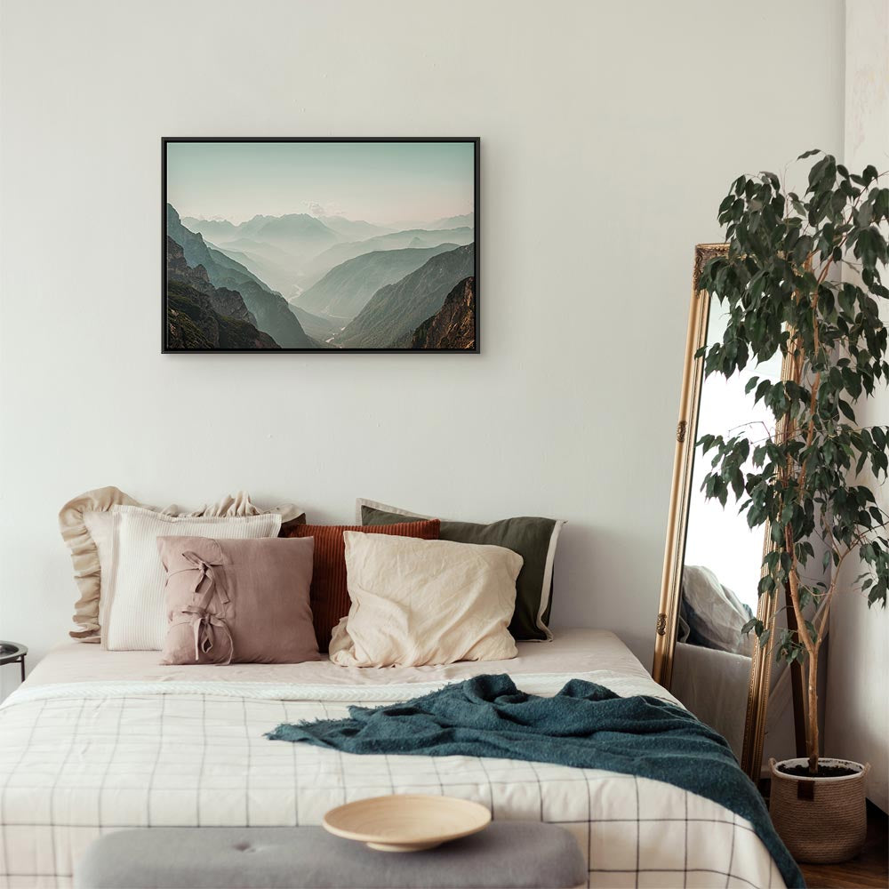Mountain Horizon Landscape Canvas Print