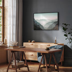 Mountain Horizon Landscape Canvas Print