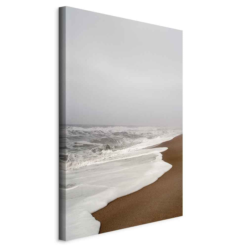 Autumn Sea Shore Landscape Canvas Print