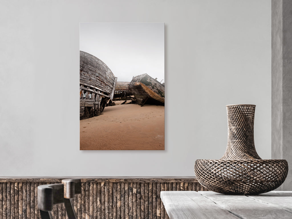 Canvas Print - Abandoned Cutters (1 Part) Vertical