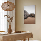 Abandoned Cutters Coastal Retro Canvas Print