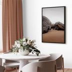 Abandoned Cutters Coastal Retro Canvas Print