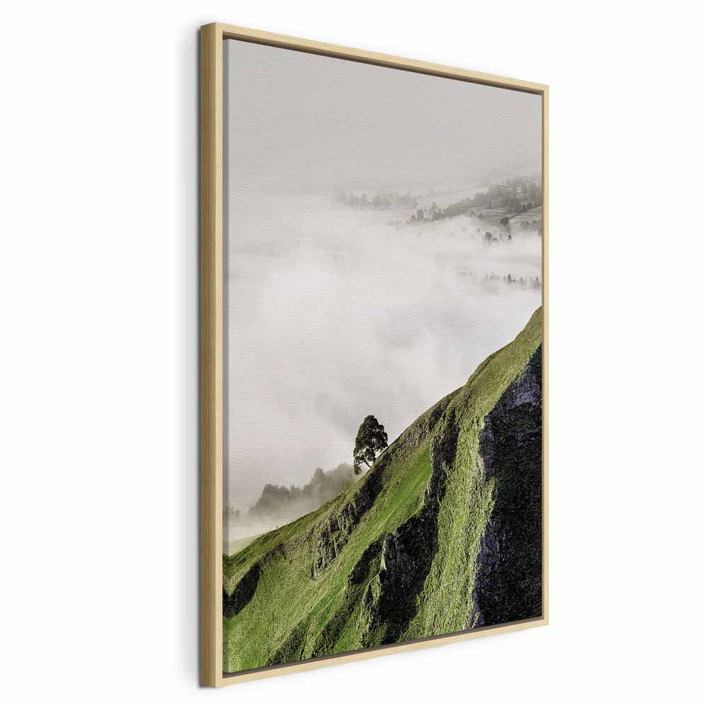 Tree Above Clouds Landscape Canvas Print