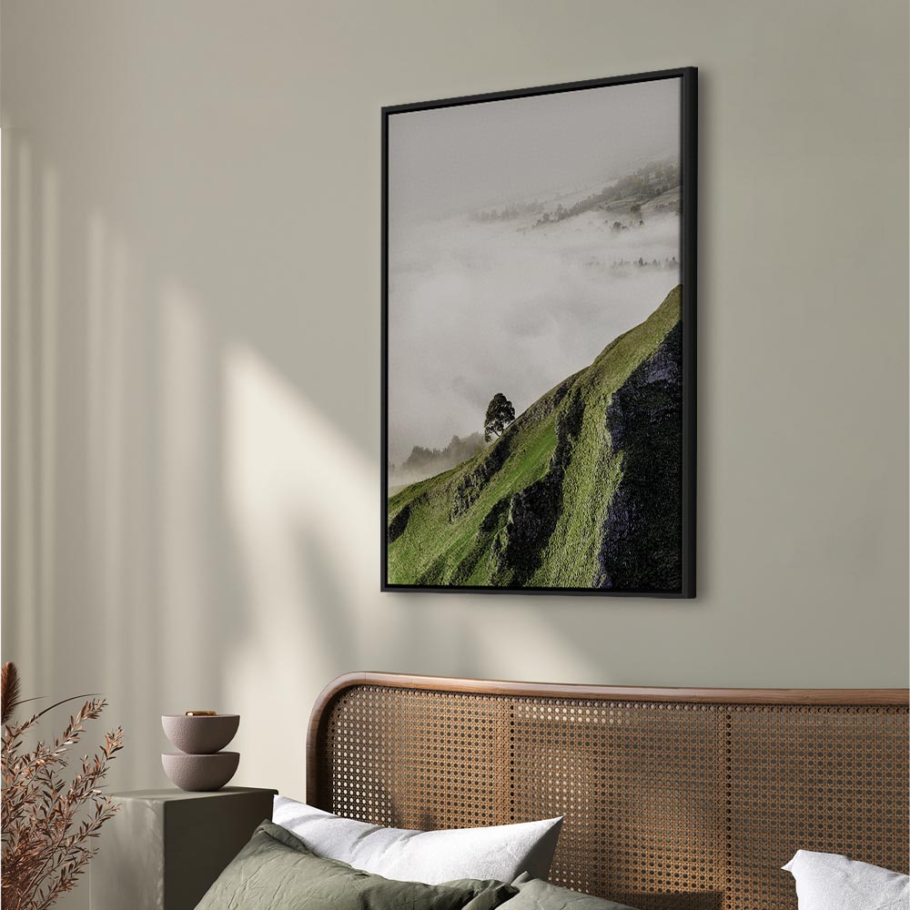 Tree Above Clouds Landscape Canvas Print