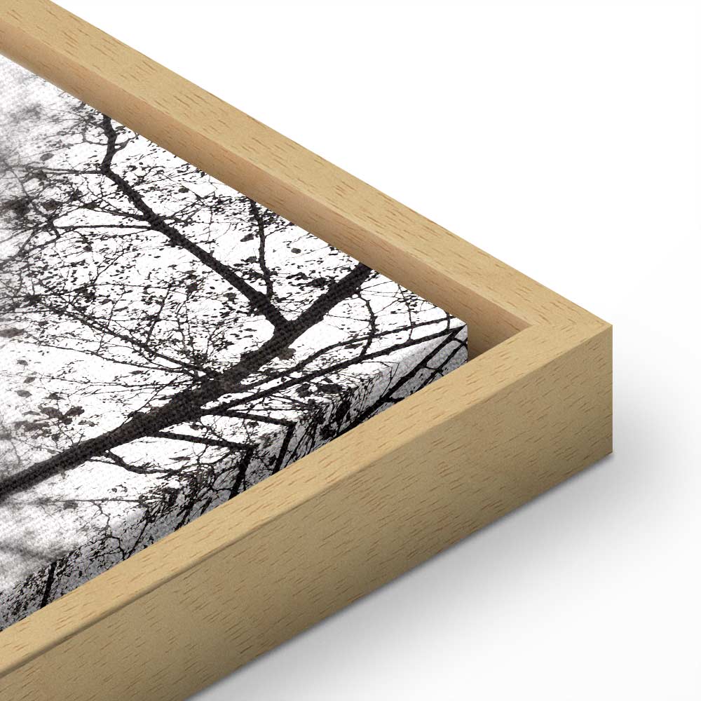 Lakeside Tree Haven Landscape Canvas Print