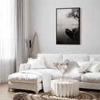 Lakeside Tree Haven Landscape Canvas Print