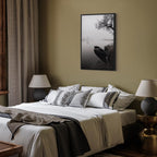 Lakeside Tree Haven Landscape Canvas Print