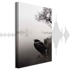 Lakeside Tree Haven Landscape Canvas Print