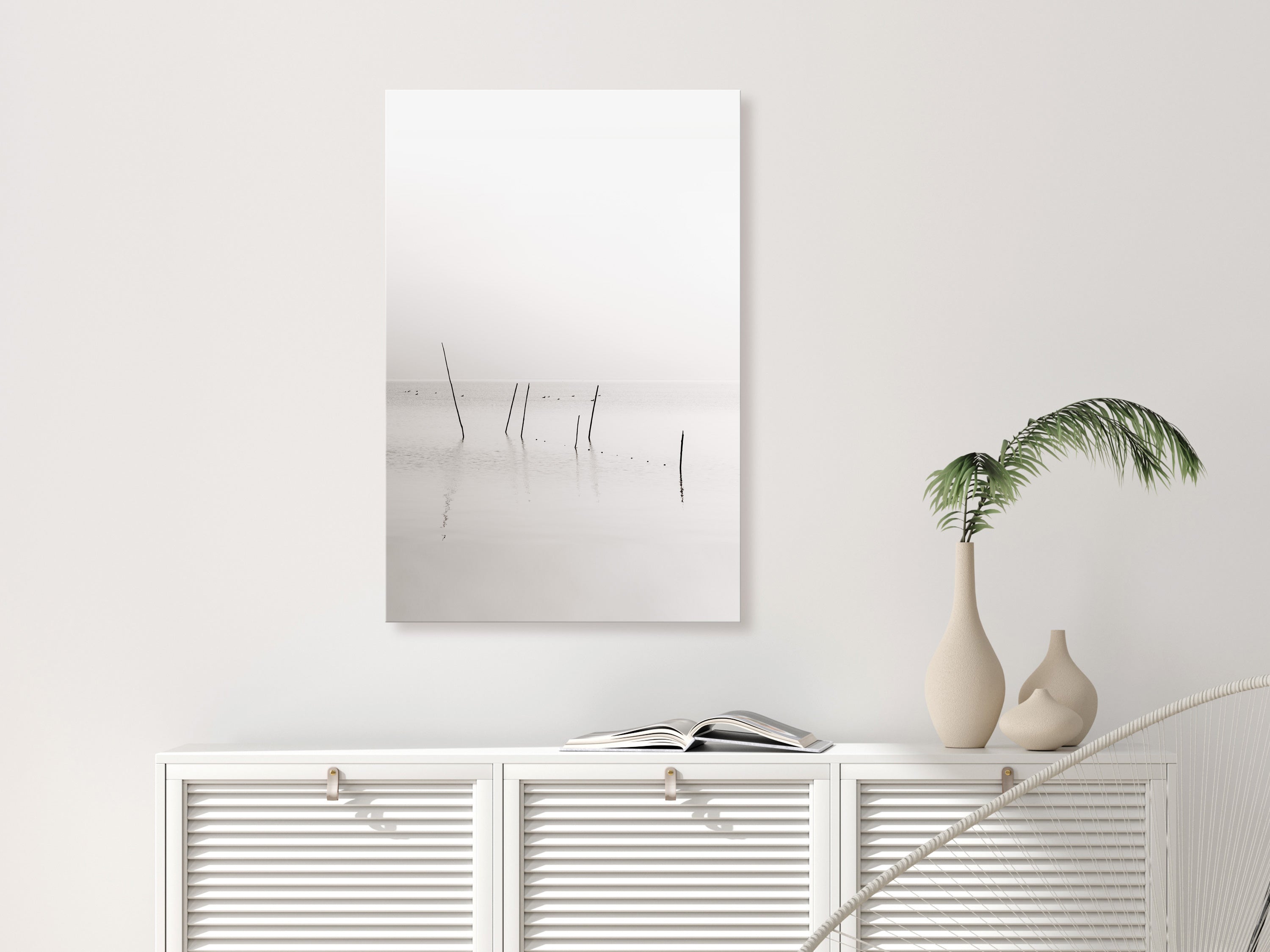 Canvas Print Misty Trail Vertical (1 Part)