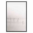Misty Coastal Trail Vertical Canvas Print