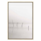 Misty Coastal Trail Vertical Canvas Print