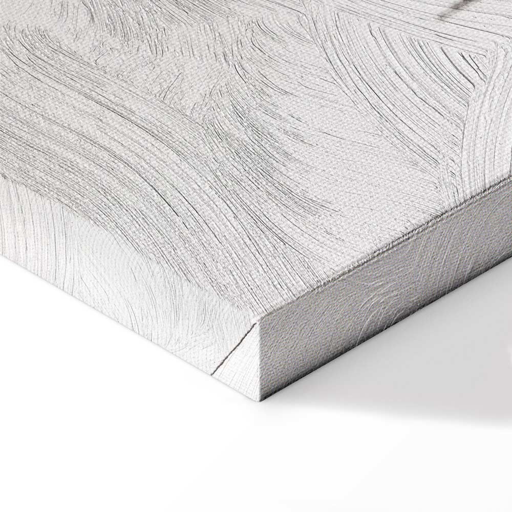 Misty Coastal Trail Vertical Canvas Print