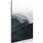 Canvas Print Parallel Ridges Vertical 1 Part