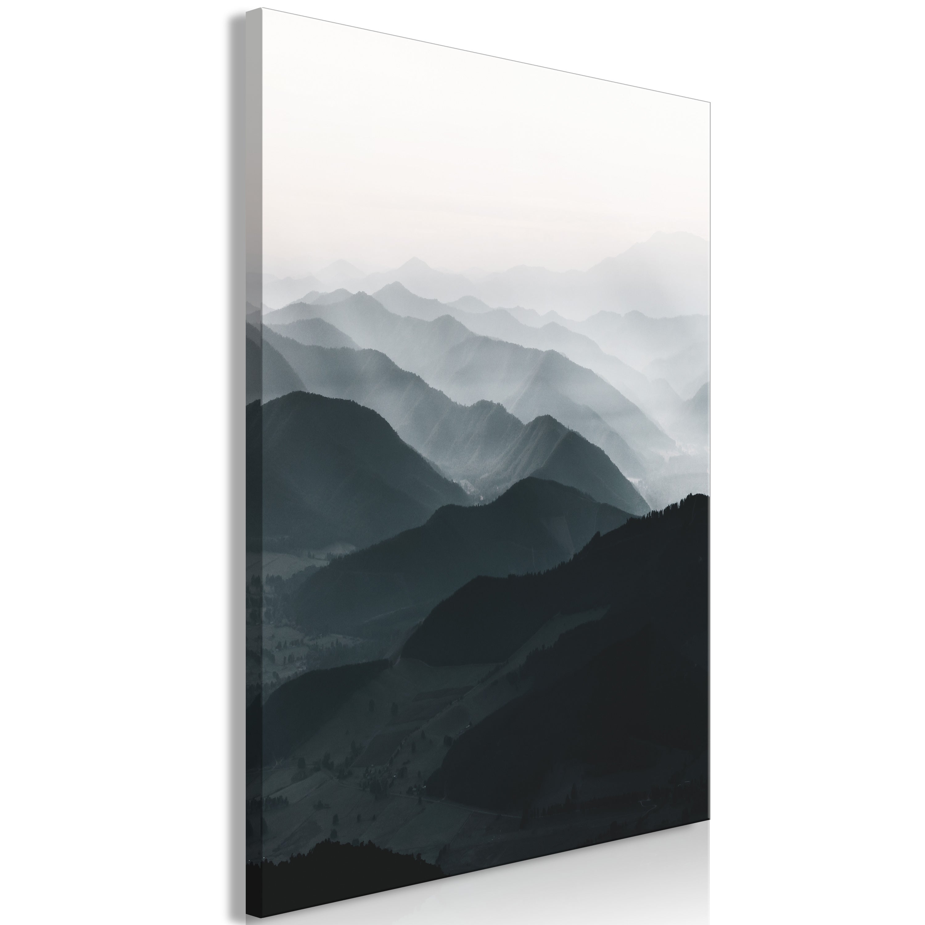 Canvas Print Parallel Ridges Vertical 1 Part