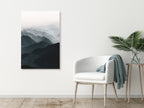 Canvas Print Parallel Ridges Vertical 1 Part