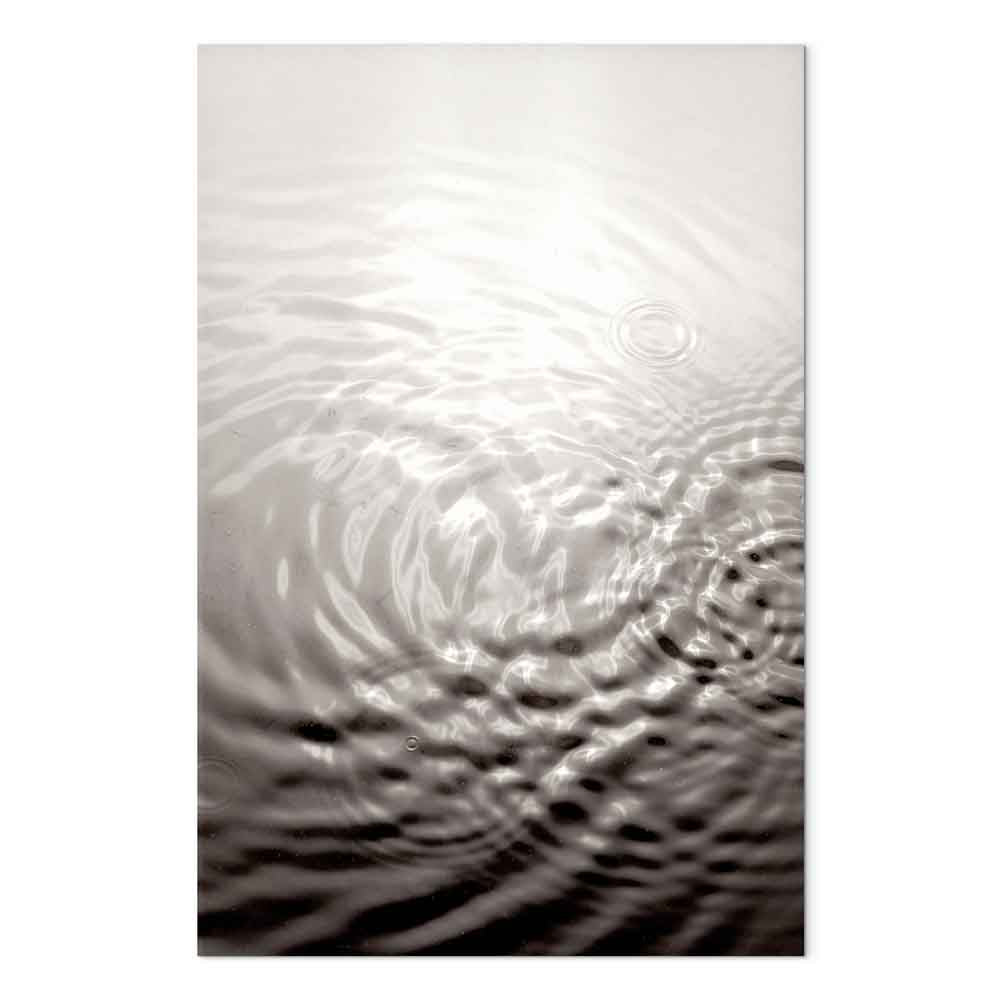 Water Surface Waves Vertical Canvas Print